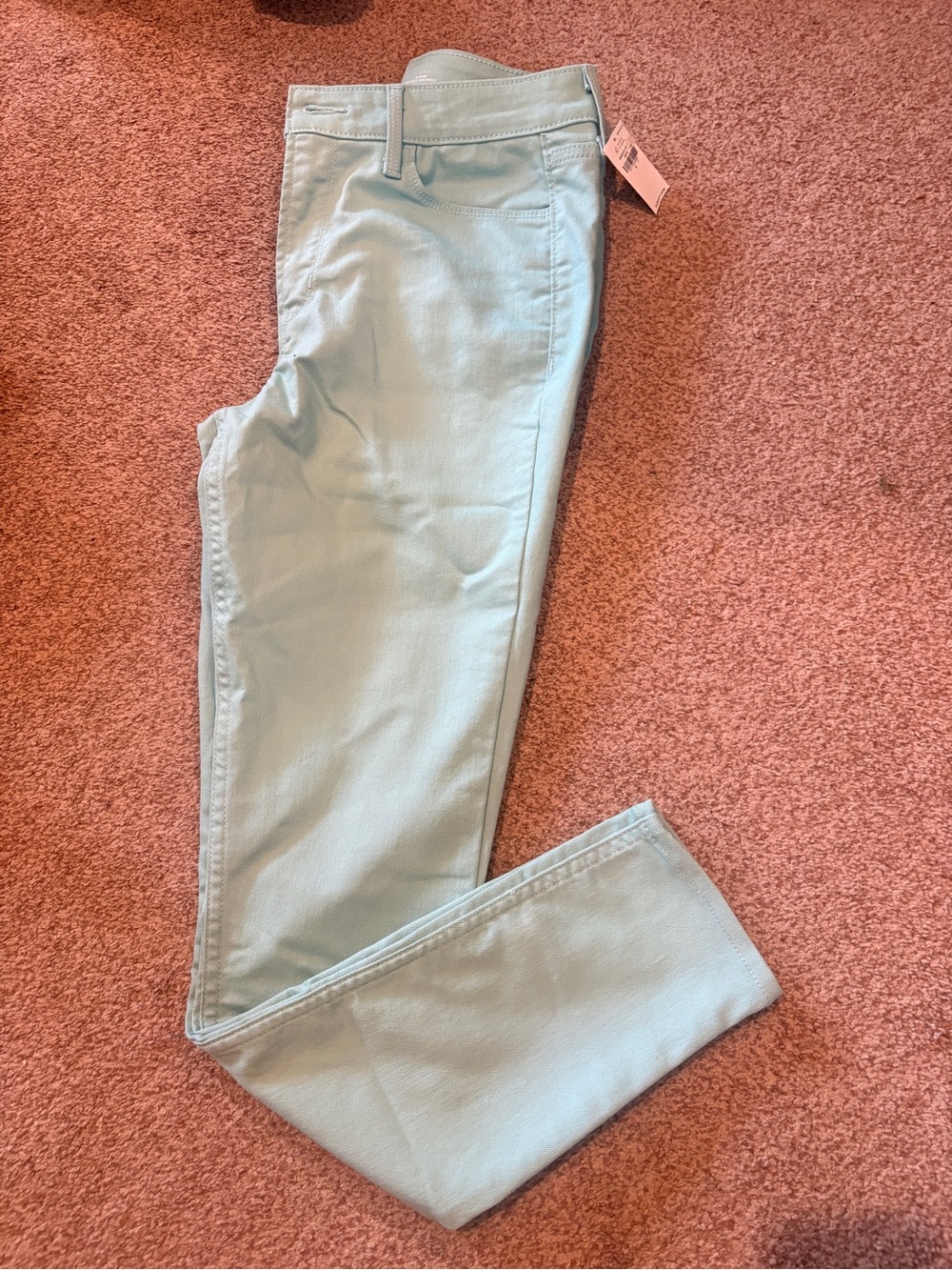 Old Navy Light Mint Skinny Jeans